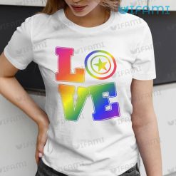 LGBT Shirt Love Captain Americas Shield LGBTQ Gift 5