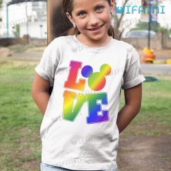 LGBT Shirt Love Mickey Mouse Logo LGBT Kid Tshirt