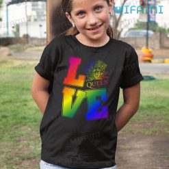 LGBT Shirt Love Queen Rock Band Logo LGBT Kid Tshirt