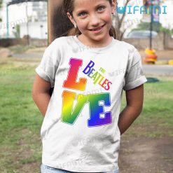 LGBT Shirt Love The Beatles LGBT Kid Tshirt