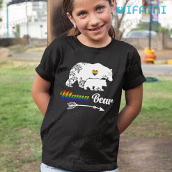 LGBT Shirt Mama Bear Arrow LGBT Kid Tshirt