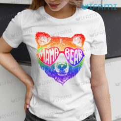 LGBT Shirt Mama Bear Face With Sunglasses LGBT Gift