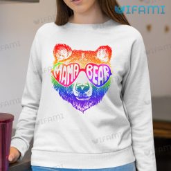 LGBT Shirt Mama Bear Face With Sunglasses LGBT Sweatshirt