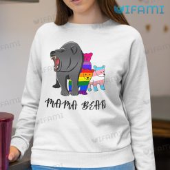 LGBT Shirt Mama Bear Transgender Bisexual Colors LGBTQ Sweatshirt