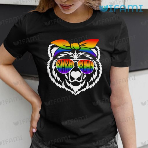 LGBT Shirt Mama Bear With Sunglasses LGBT Gift