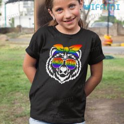 LGBT Shirt Mama Bear With Sunglasses LGBT Kid Tshirt