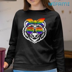 LGBT Shirt Mama Bear With Sunglasses LGBT Sweatshirt