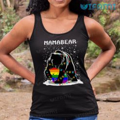 LGBT Shirt Mamabear Snowflake Fairy Lights LGBT Tank Top