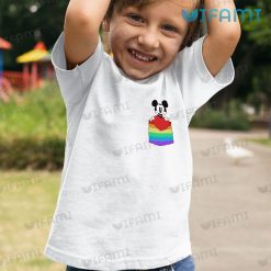 LGBT Shirt Mickey Heart Pocket LGBT Kid Tshirt