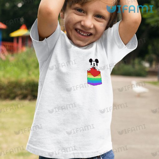 LGBT Shirt Mickey Heart Pocket LGBT Gift