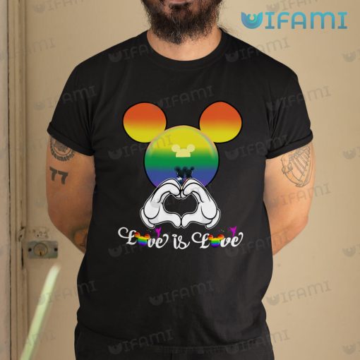 LGBT Shirt Mickey Mouse Love Is Love LGBT Gift