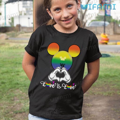 LGBT Shirt Mickey Mouse Love Is Love LGBT Gift