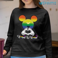 LGBT Shirt Mickey Mouse Love Is Love LGBT Sweatshirt