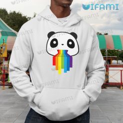LGBT Shirt Panda Vomiting Rainbow Flag LGBT Gift