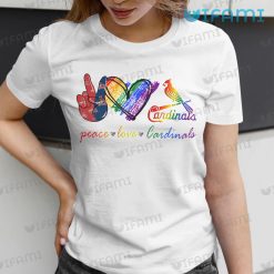 LGBT Shirt Peace Love St. Louis Cardinals LGBT Gift