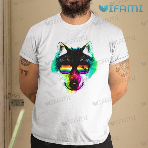 LGBT Shirt Wolf In Sunglasses LGBT Gift