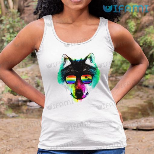 LGBT Shirt Wolf In Sunglasses LGBT Gift