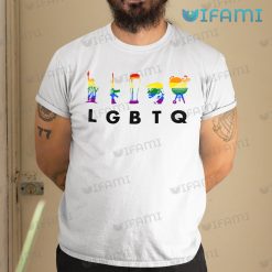 LGBTQ Tshirt Liberty Guns Beer Trump BBQ LGBTQ Gift