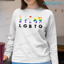 LGBTQ Tshirt Liberty Guns Beer Trump BBQ LGBTQ Sweatshirt
