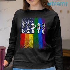 LGBTQ Tshirt Parody Rainbow America Flag LGBTQ Sweatshirt