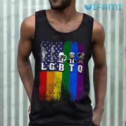 LGBTQ Tshirt Parody Rainbow America Flag LGBTQ Tank Top