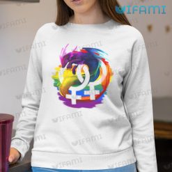 Lesbian Shirt Lesbian Dragon LGBT Sweatshirt