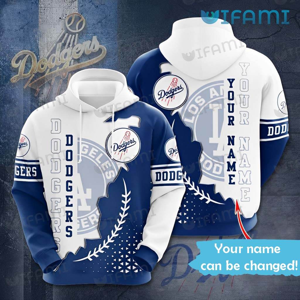 Los Angeles Dodgers Hoodie 3D Baseball Stitches Custom Dodgers Gift -  Personalized Gifts: Family, Sports, Occasions, Trending