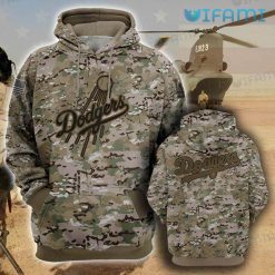 Los Angeles Dodgers Hoodie 3D Camouflage Dodgers Gift