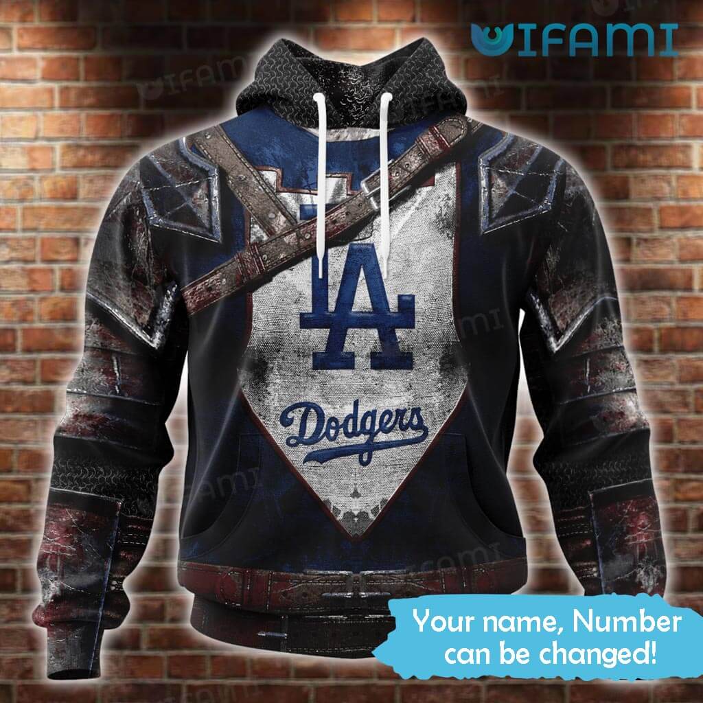 Custom Los Angeles Dodgers Hoodie 3D White AOP Dodgers Gift