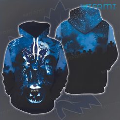 Toronto Maple Leafs Hoodie 3D Misfits Skull Toronto Maple Leafs Gift
