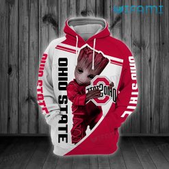 Ohio State Buckeyes Hoodie 3D Groot Hug Logo Ohio State Present