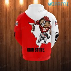 Ohio State Buckeyes Hoodie 3D Mascot Ohio State Present