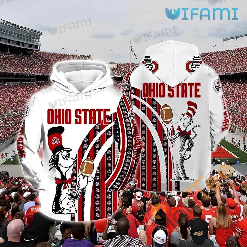 Introducing the Ohio State 3D Cat in the Hat Hoodie