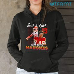 Patrick Mahomes Shirt Just A Girl Who Loves Mahomes Chiefs Gift For Her 1