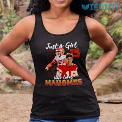 Patrick Mahomes Shirt Just A Girl Who Loves Mahomes Chiefs Gift For Her 5