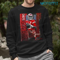 Patrick Mahomes Shirt Mighty Throws Kansas City Chiefs Sweatshirt