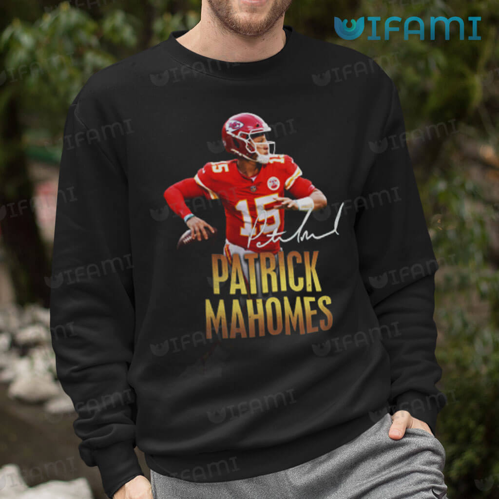 Patrick Mahomes II Black And Red Signature Hoodie Gift in 2023