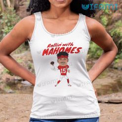 Patrick Mahomes Shirt Rollin With Mahomes Big Head Chiefs Tank Top