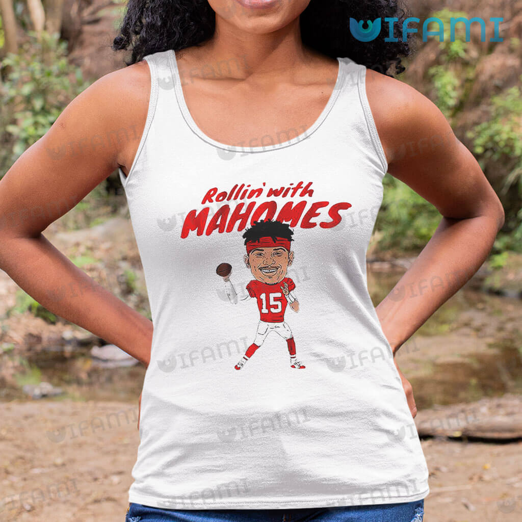 Patrick Mahomes Shirt Rollin With Mahomes Big Head Chiefs Gift