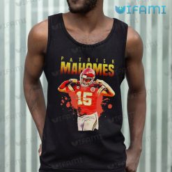 Patrick Mahomes Shirt Splatter Background Kansas City Chiefs Tank Top