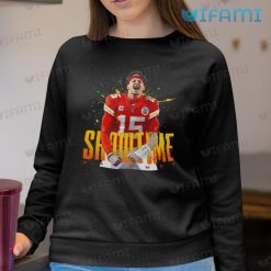 Patrick Mahomes Shirt Splatter Pattern Showtime Chiefs Sweatshirt