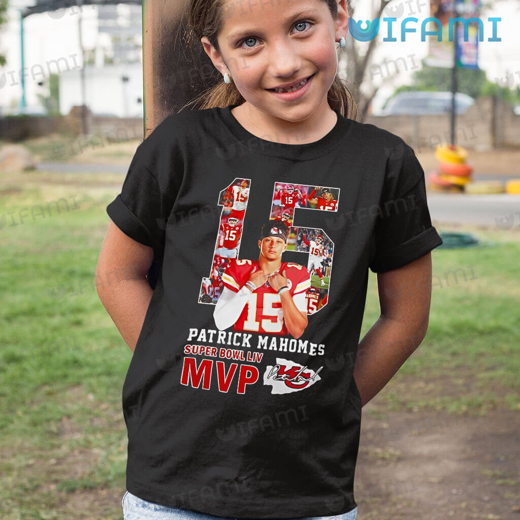 LONG SLEEVE RED Chiefs Patrick Mahomes Pic MVP T-shirt ADULT 