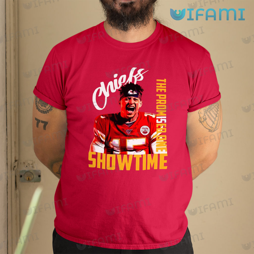 Patrick Mahomes Red Its Showtime Shirt - High-Quality Printed Brand