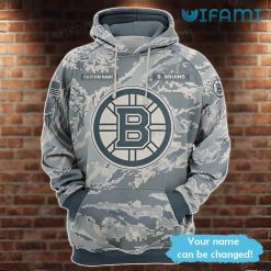 Personalized Boston Bruins Hoodie 3D Camouflage Bruins Present