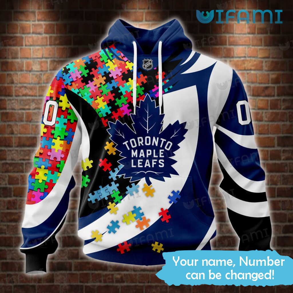Maple Leafs Hoodie Support For Autism Awareness AOP Personalized Toronto  Maple Leafs Gift - Personalized Gifts: Family, Sports, Occasions, Trending