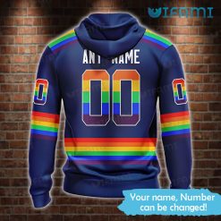 Personalized Toronto Maple Leafs Hoodie 3D LGBT Maple Leafs Present Back