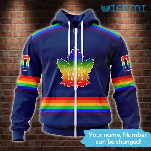 Personalized Toronto Maple Leafs Hoodie 3D LGBT Maple Leafs Gift