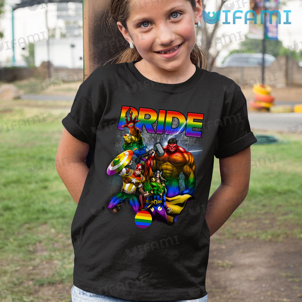 Pride Shirt Avengers Iron Man Captain America Thor Hulk Pride Gift