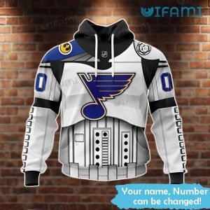 St Louis Blues Hoodie 3D Darth Vader Armor Personalized St Louis Blues Gift