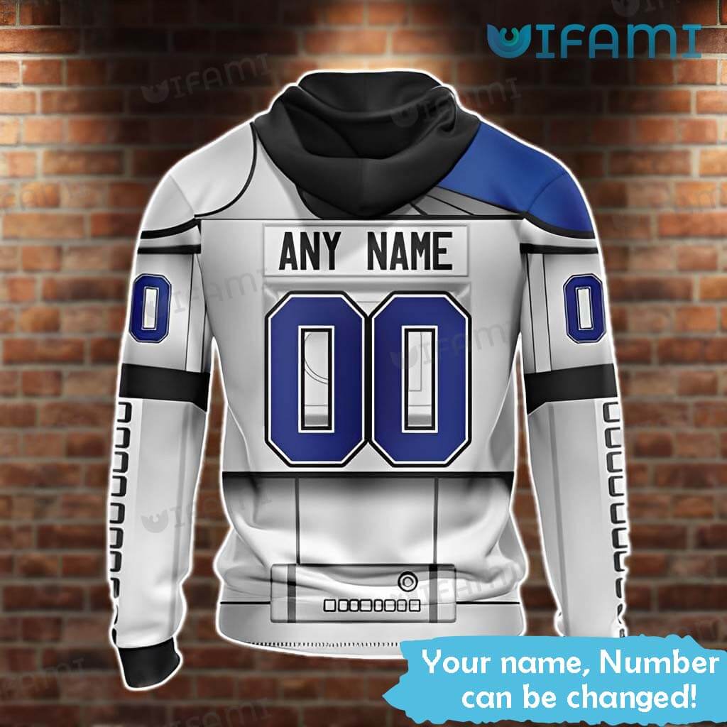 NHL St. Louis Blues Custom Name Number Skeleton Halloween Sweatshirt